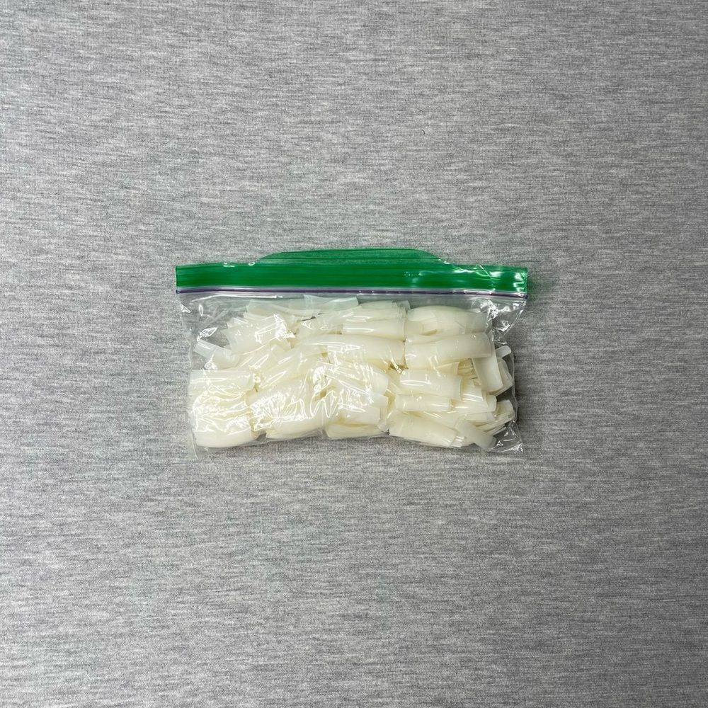 Natural Colored Acrylic French 300 PCS. Nail Tips